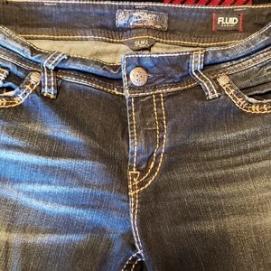 Silver Suki Fluid Mid Rise Bootcut Jeans 31/33